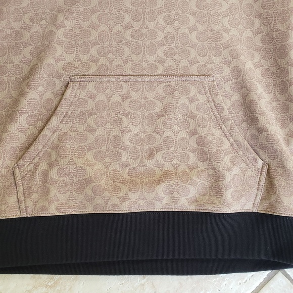 COACH SIGNATURE REXY HOODIE:NWT KHAKI MEDIUM CF608 - Picture 13 of 13